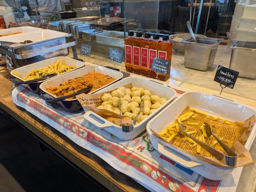 サルバトーレのランチビュッフェの揚げ物